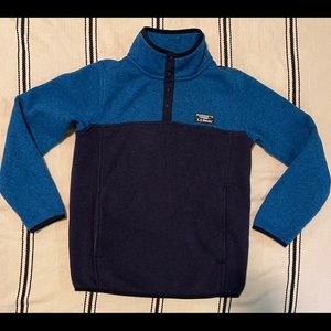 EUC Boys LL Bean fleece, size M 10-12